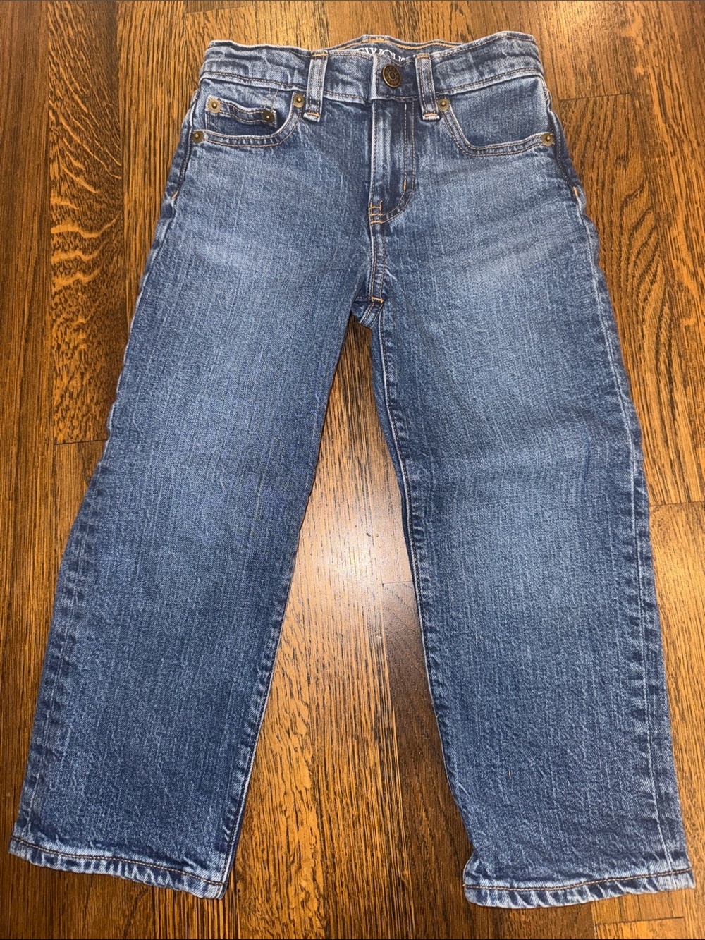 Boys Crewcuts Relaxed Fit Blue Jeans - Straight Leg